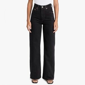 Levi's Black Flare & Wide Leg Jeans